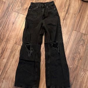 Divided Black Ripped Jeans - Size 2